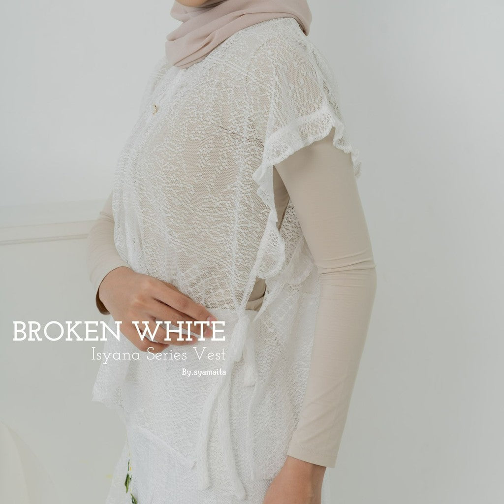 Isyana Series Vest Skirt Set Brukat Busui Friendly Syamaita Original New Arriv