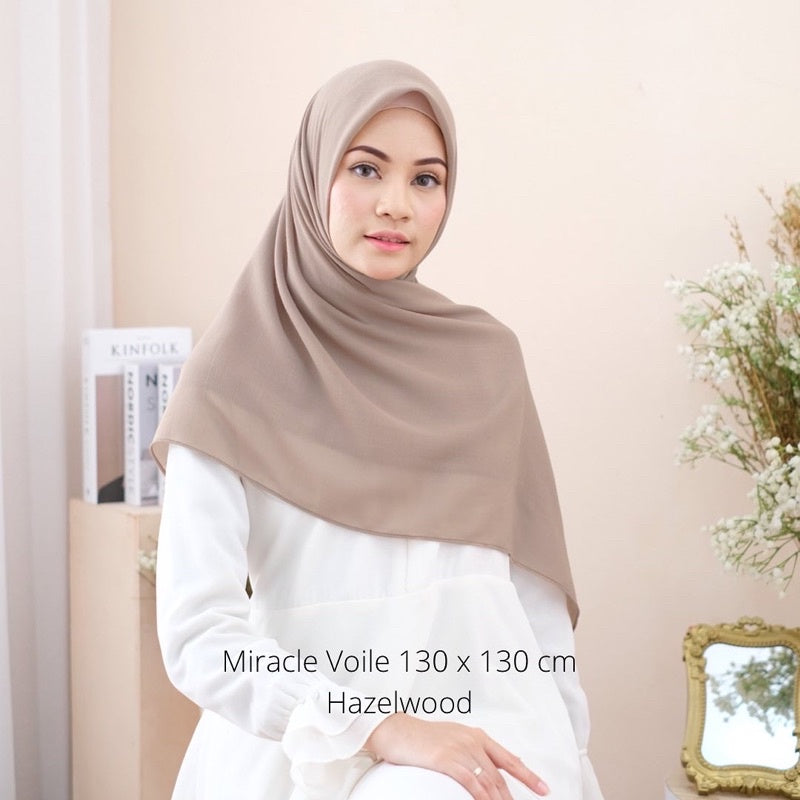 Miracle Voal 130x130cm (Arabian voile) Original Syamaita Hijab Muslim Square