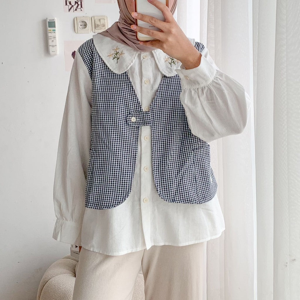Laura Shirt Blouse Vest Embroidery Bordir