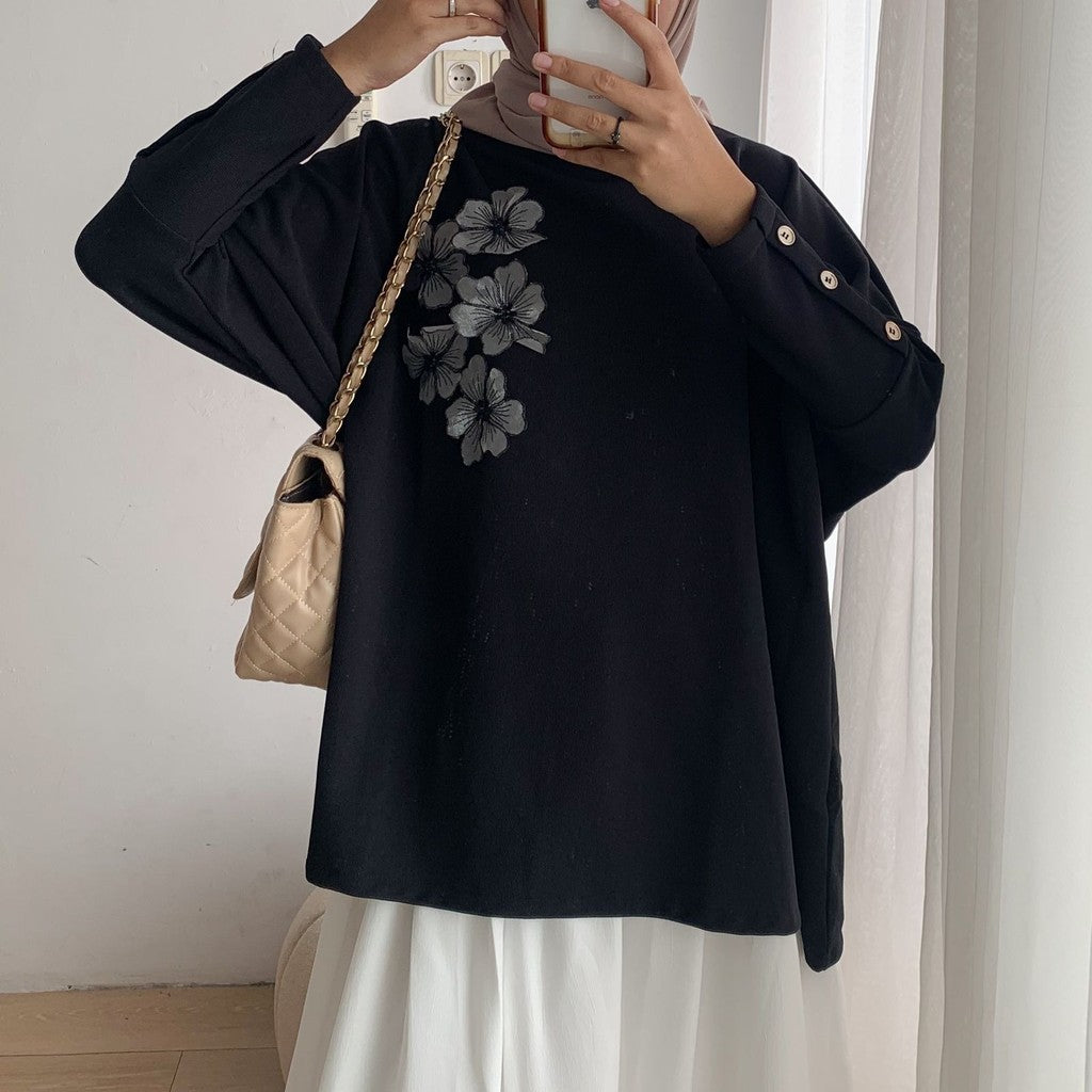 Syamaita Original Blossom Blouse Busui Friendly