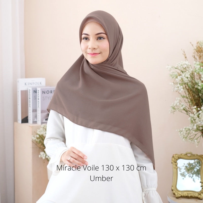 Miracle Voal 130x130cm (Arabian voile) Original Syamaita Hijab Muslim Square
