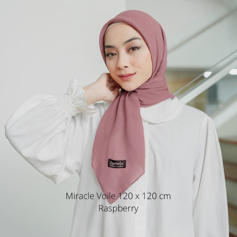 Miracle Voal 130x130cm (Arabian voile) Original Syamaita Hijab Muslim Square