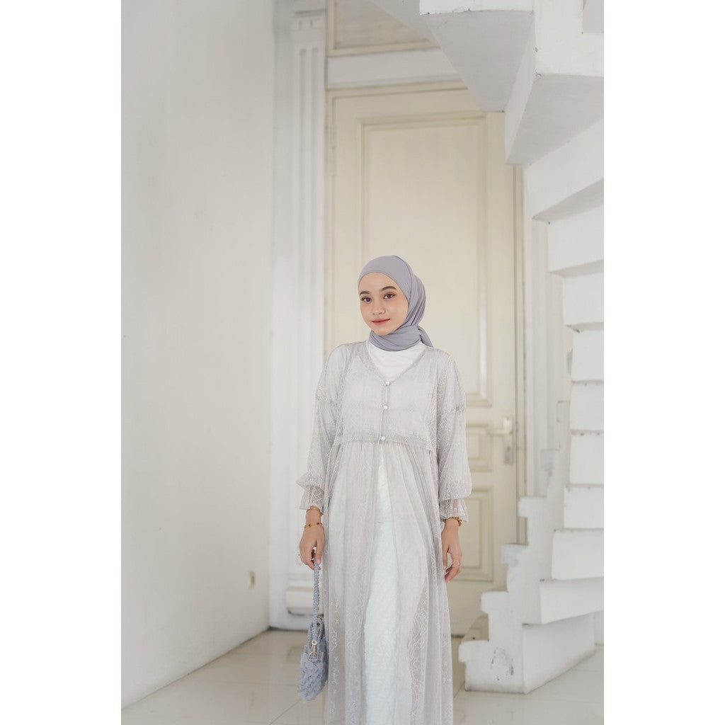 Nada Outer Lace Sapto Tile Dress Undangan Simple Mewah