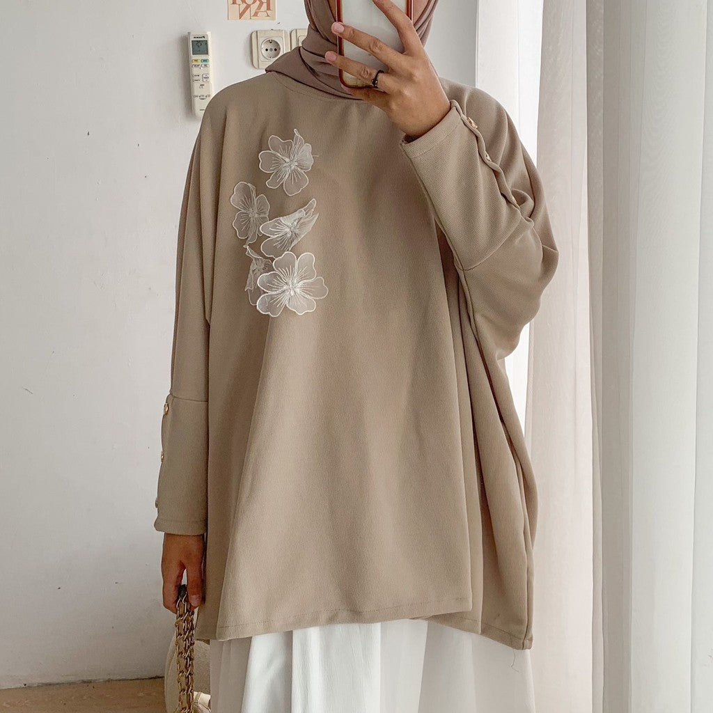 Syamaita Original Blossom Blouse Busui Friendly