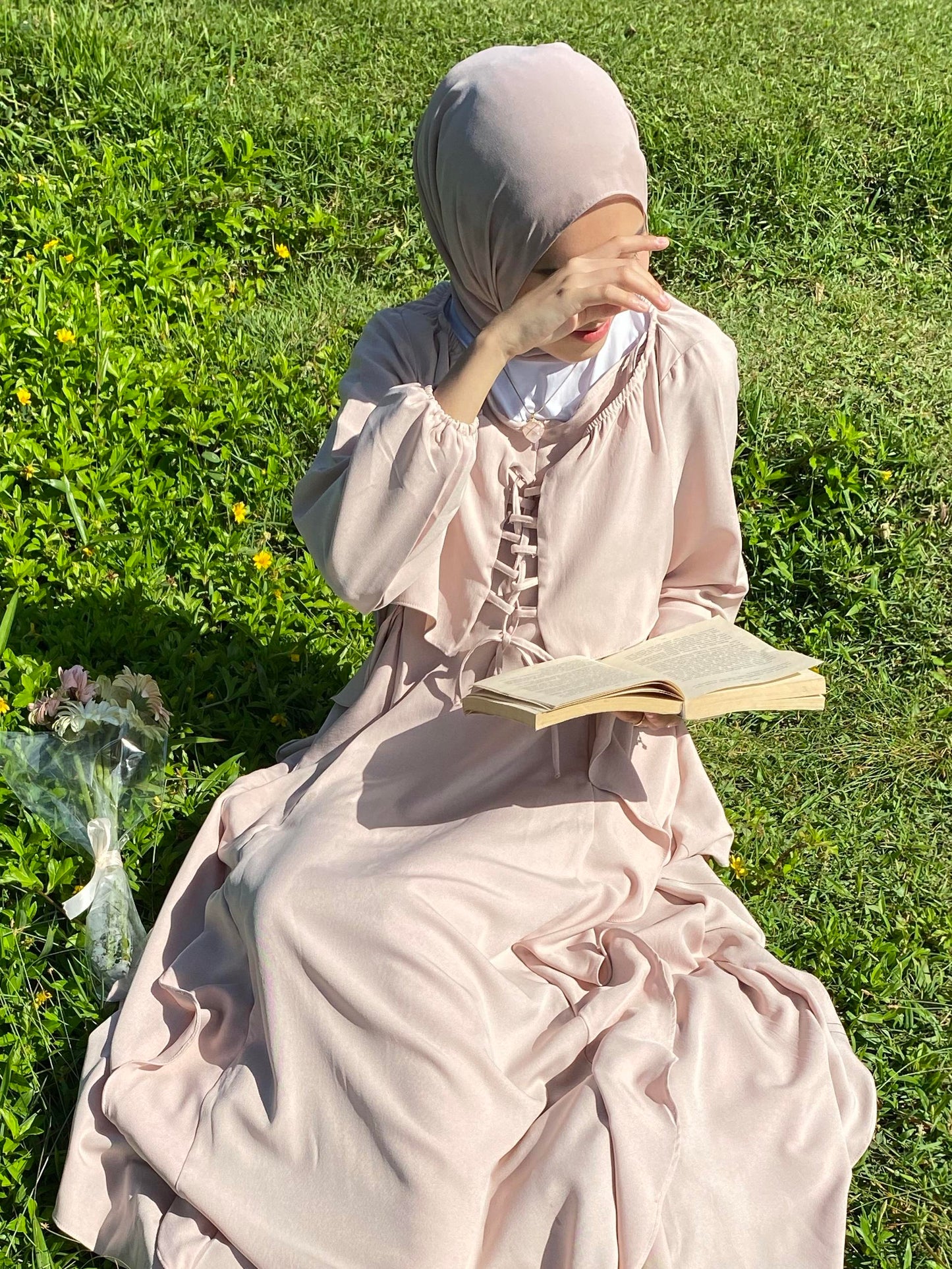 Syamaita Original Ariana Dress Korean Look Outer Busui Dan Wudhu Friendly Material Shakila Twill Premium Terbest Seller Gamis Wanita