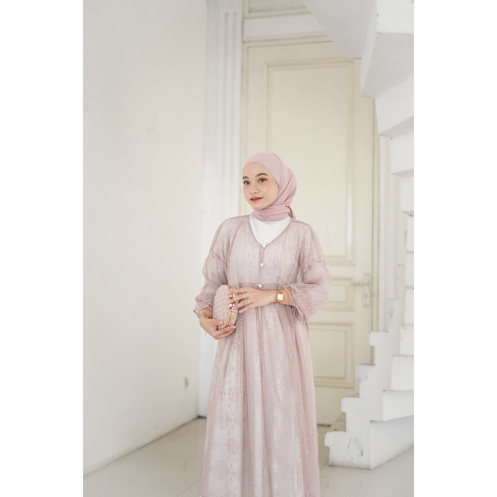 Nada Outer Lace Sapto Tile Dress Undangan Simple Mewah