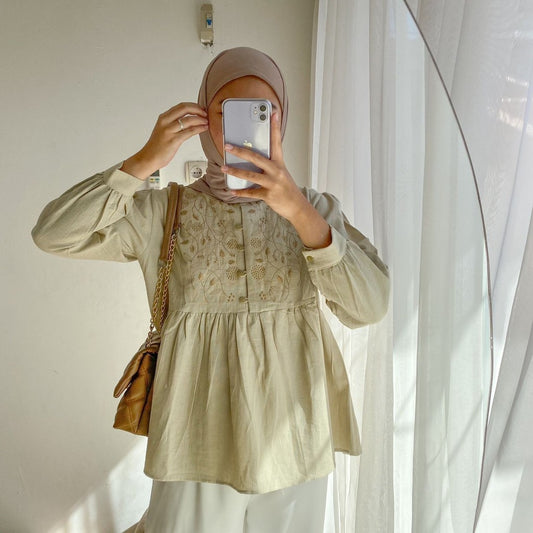 Bianca Linen Blouse Series