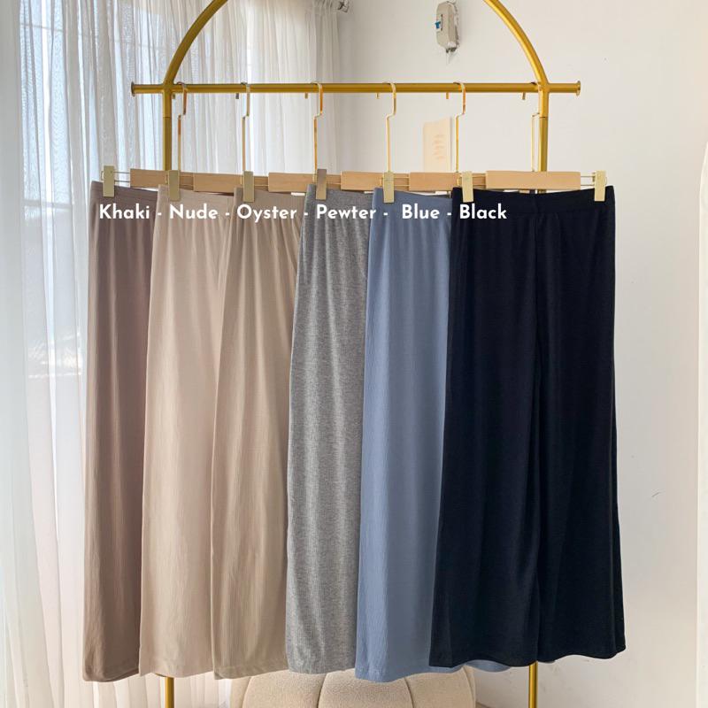 Glee Cullote Celana Stretchy Knit Slim Jumbo