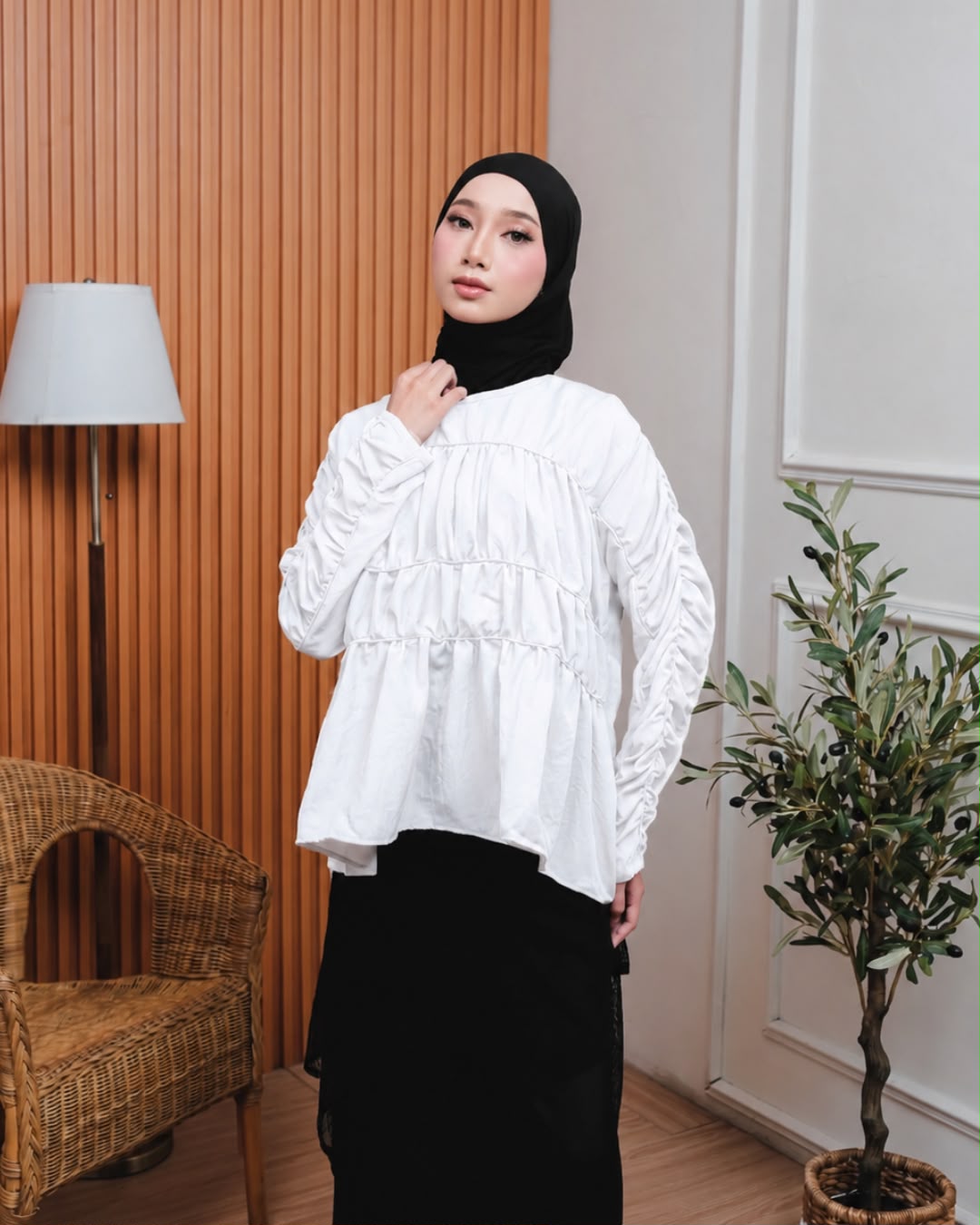 Nami Blouse Rosa Airy Premium Syamaita Original
