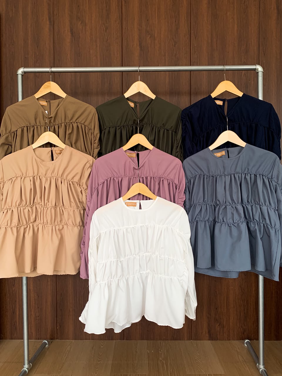 Nami Blouse Rosa Airy Premium Syamaita Original