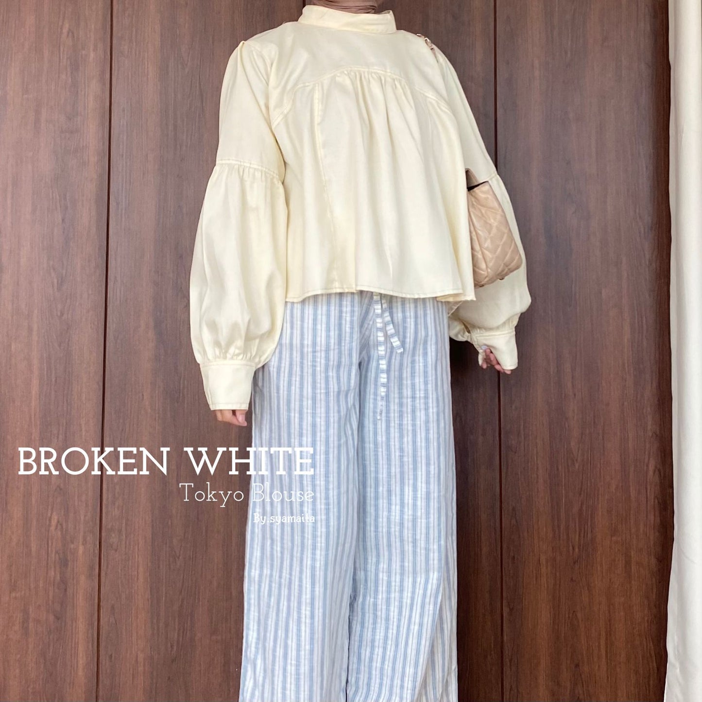 Tokyo Blouse and Jeans Skirt Soft Jeans Denim Syamaita Original
