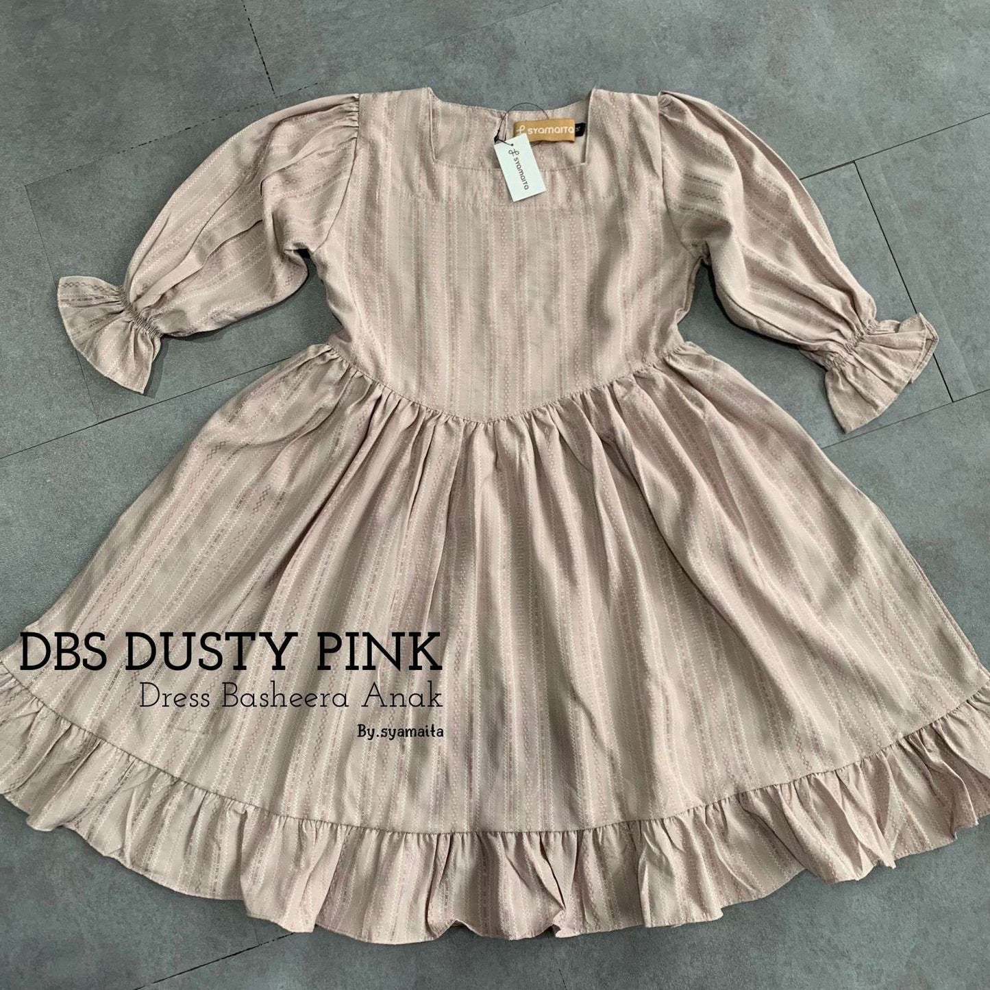 Basheera Kids Series Pakaian Muslim Gamis Koko Panjang Kids