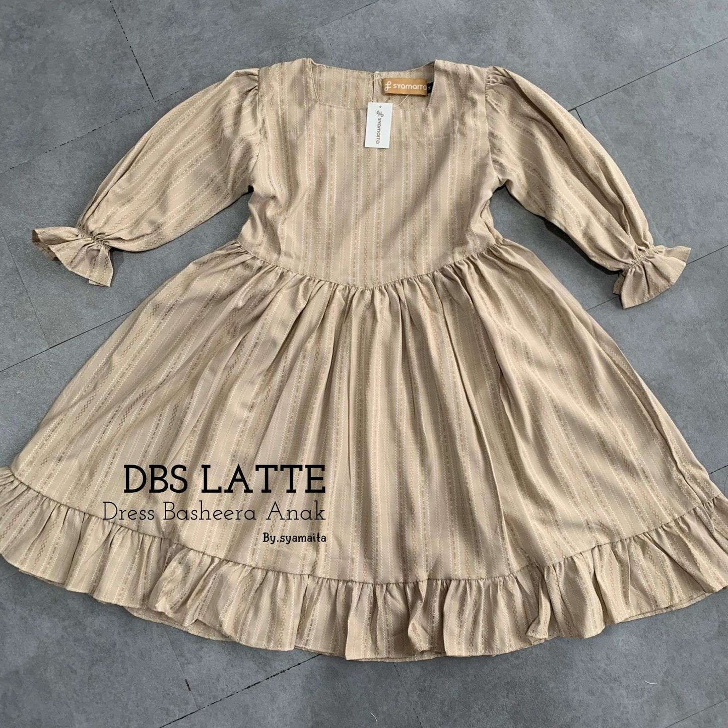 Basheera Kids Series Pakaian Muslim Gamis Koko Panjang Kids