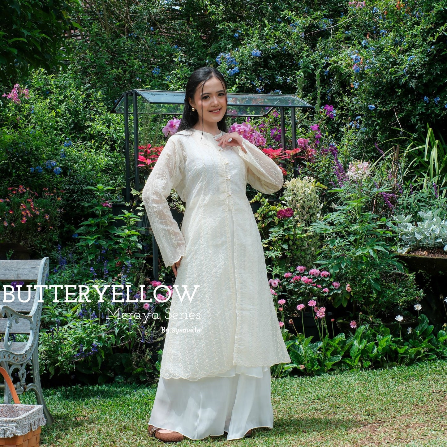 Syamaita Original Meraya Series Papersilk Bordir