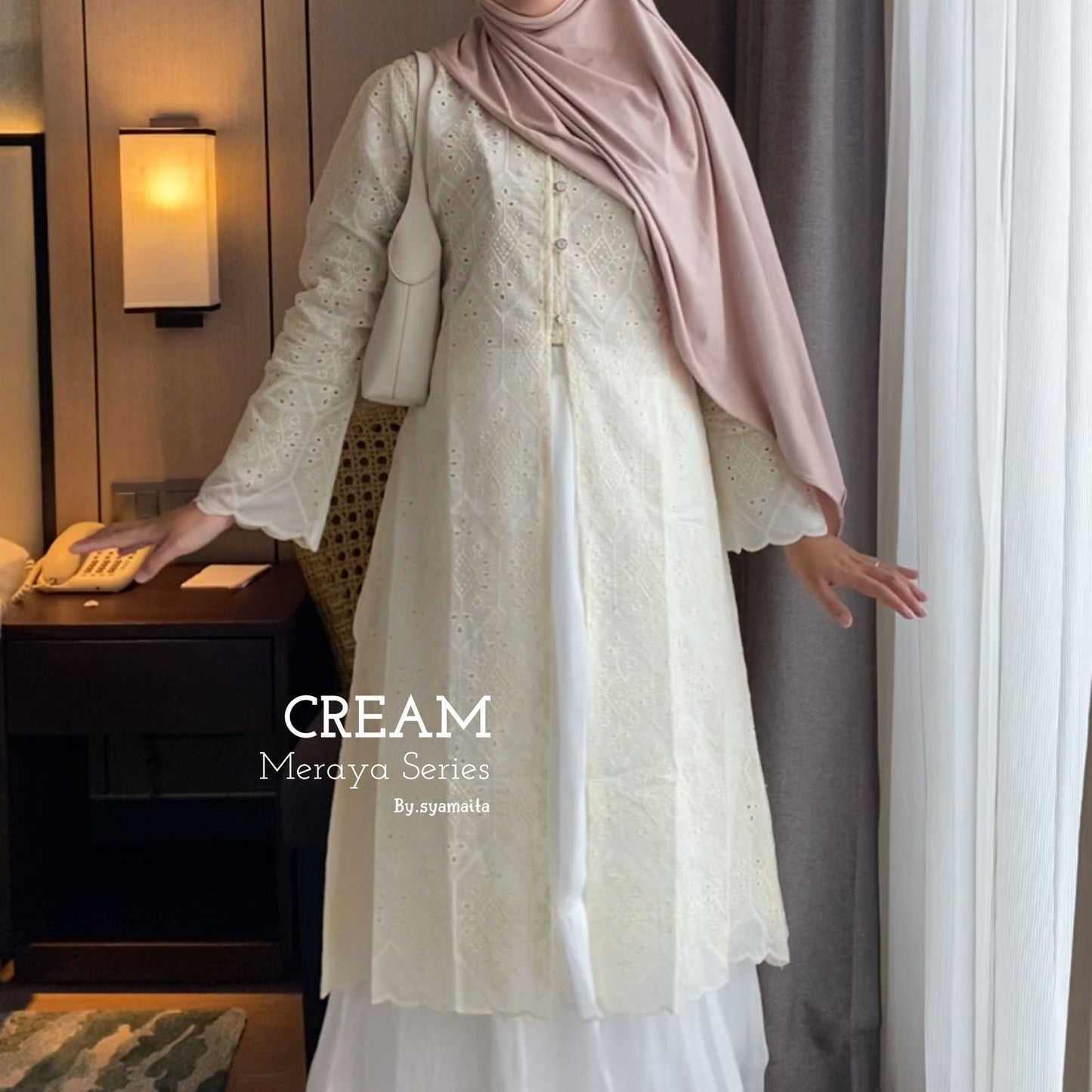 Syamaita Original Meraya Series Papersilk Bordir