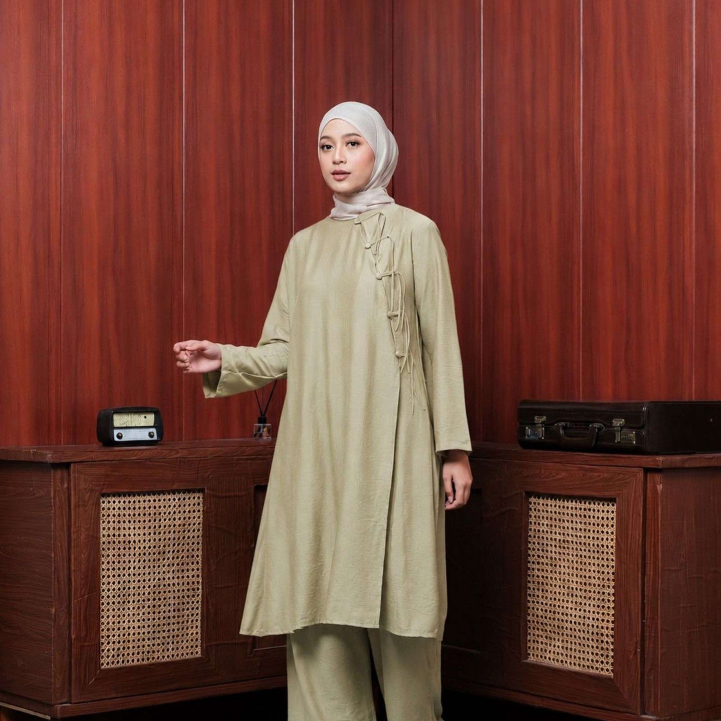 Syamaita Original Seira Oneset Linen Poli Ironless