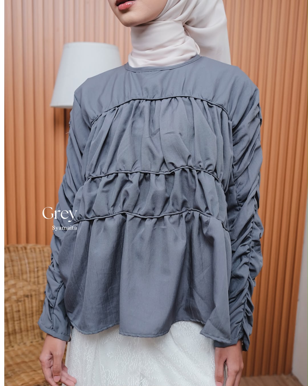 Nami Blouse Rosa Airy Premium Syamaita Original