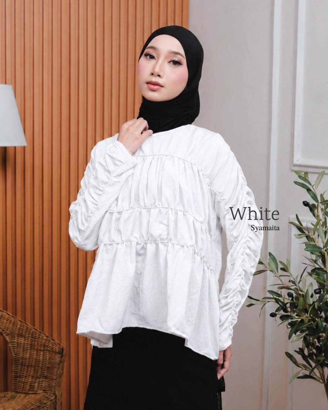 Nami Blouse Rosa Airy Premium Syamaita Original