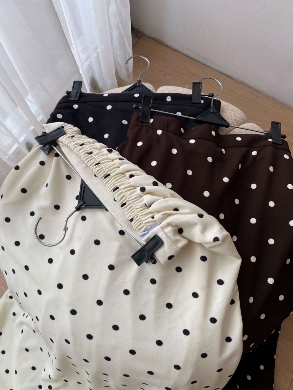 Polkadot Twill Cotton Stretch Syamaita Original