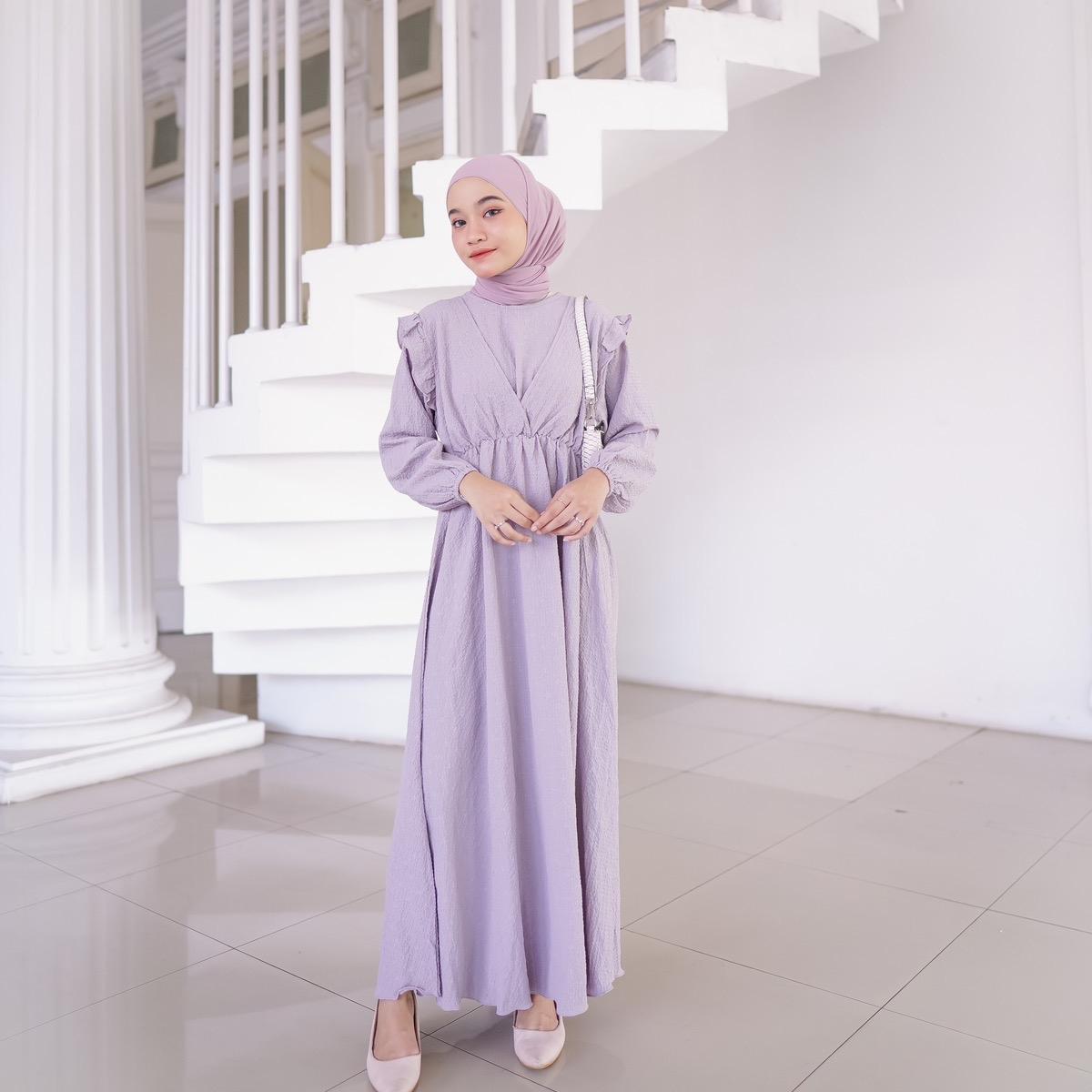 Mariposa Dress Crinkle Flowy Original By Syamaita