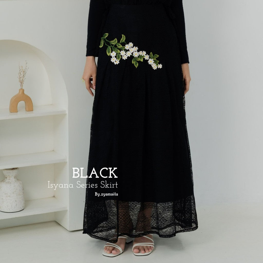 Isyana Series Vest Skirt Set Brukat Busui Friendly Syamaita Original New Arriv