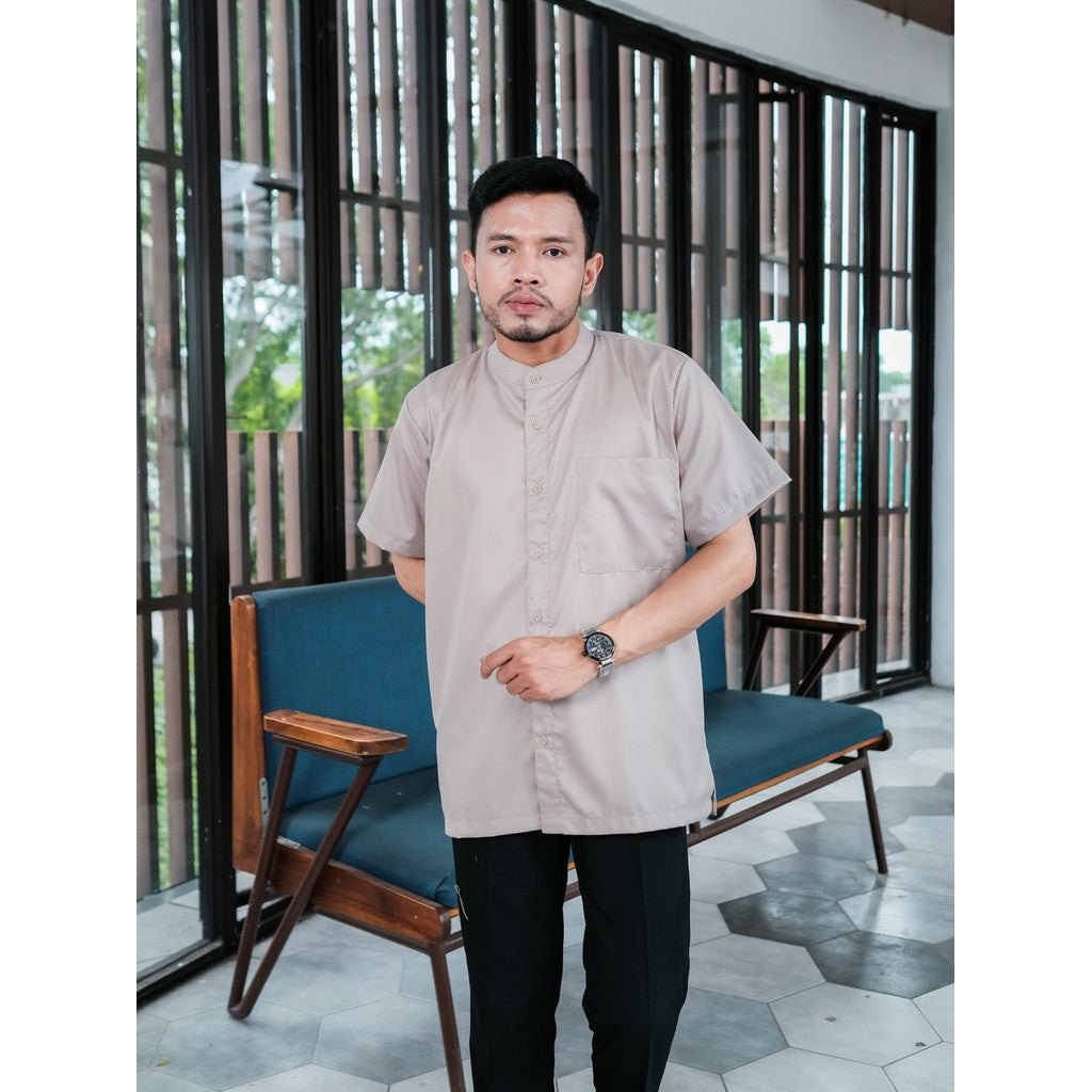 Koko Pria ✨ - Raya Collection Koko Pria Dewasa & Anak Katun Polos Modern Lebaran Raya