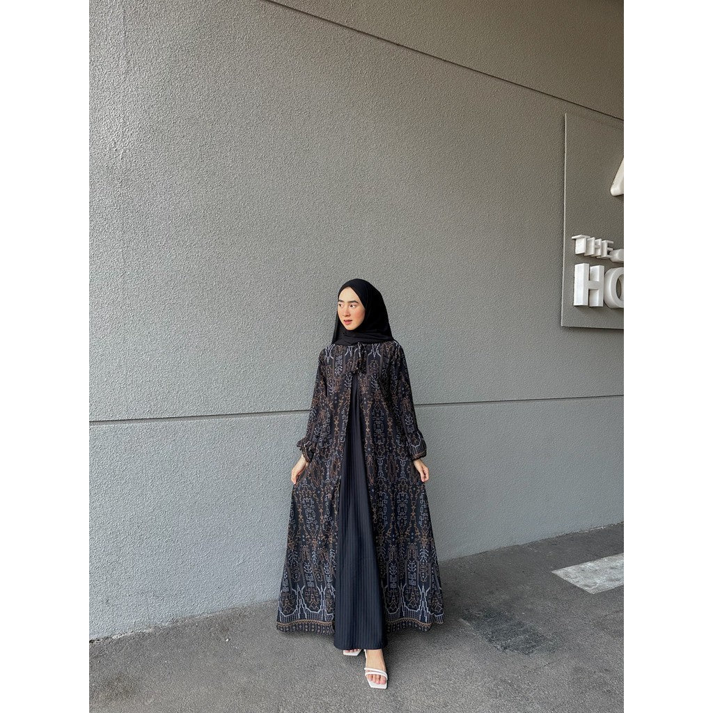 Andini Dress Outer Mix Knit Inner