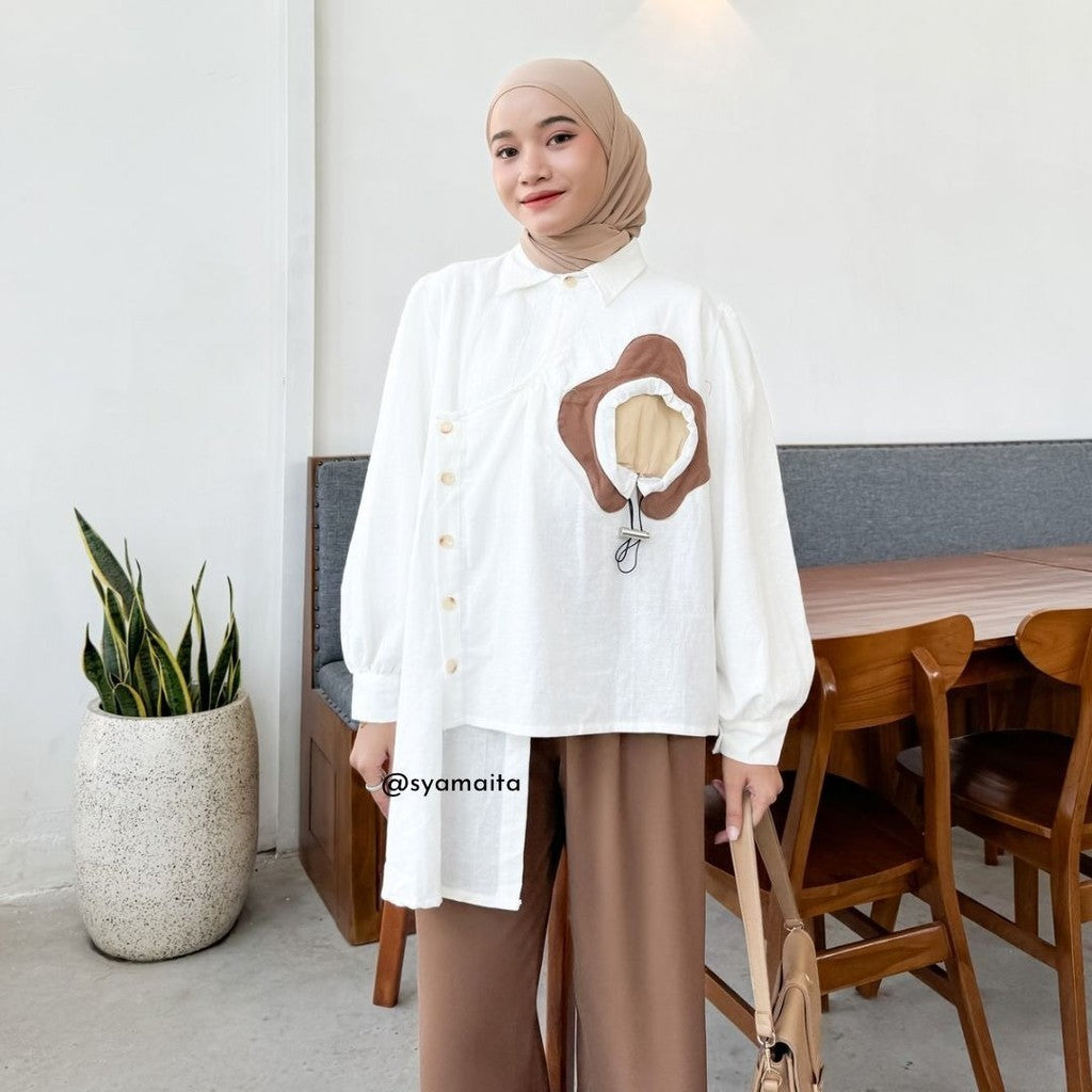 Jeju Shirt Linen Premium Busui Friendly Bumil Friendly Wudhu Friendly