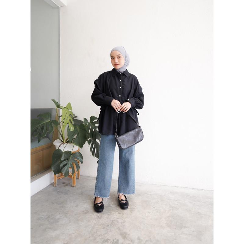 Syamaita Original Lady Blouse Vest Material Cotton Sheer Silky Premium Ringan Dan Adem