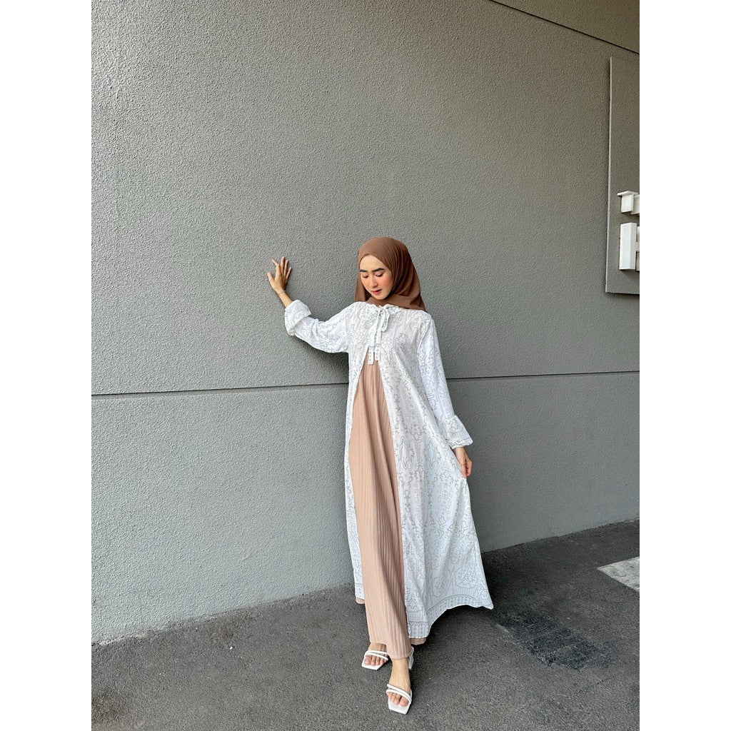 Andini Dress Outer Mix Knit Inner