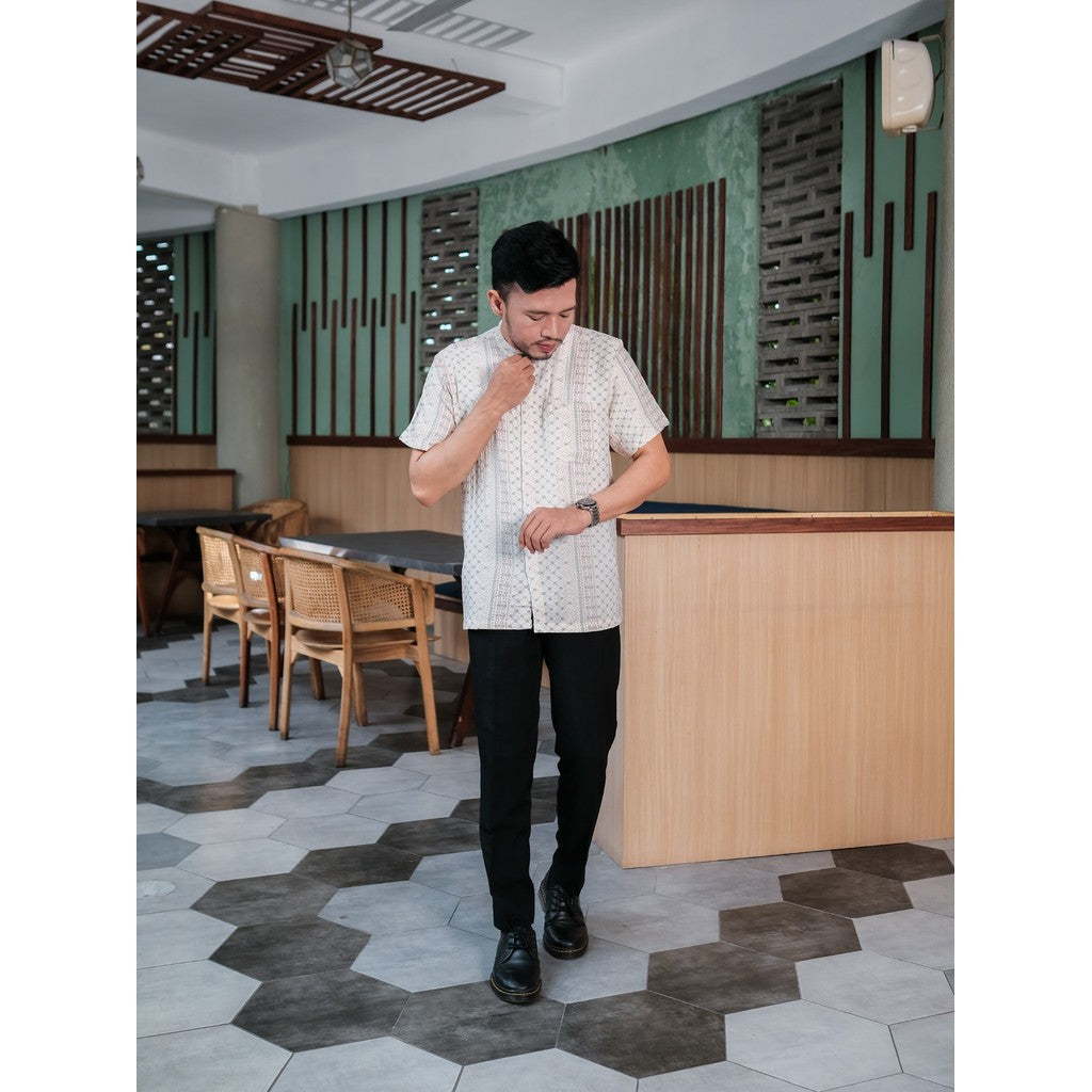 [Tamara Series] Koko Pria Dewasa & Anak✨ - Raya Collection Koko Pria Dewasa & Anak Sarimbit Tamara Series Lebaran Raya Motif Batik