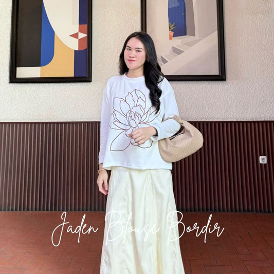 Jaden Blouse Bordir By Syamaita Original
