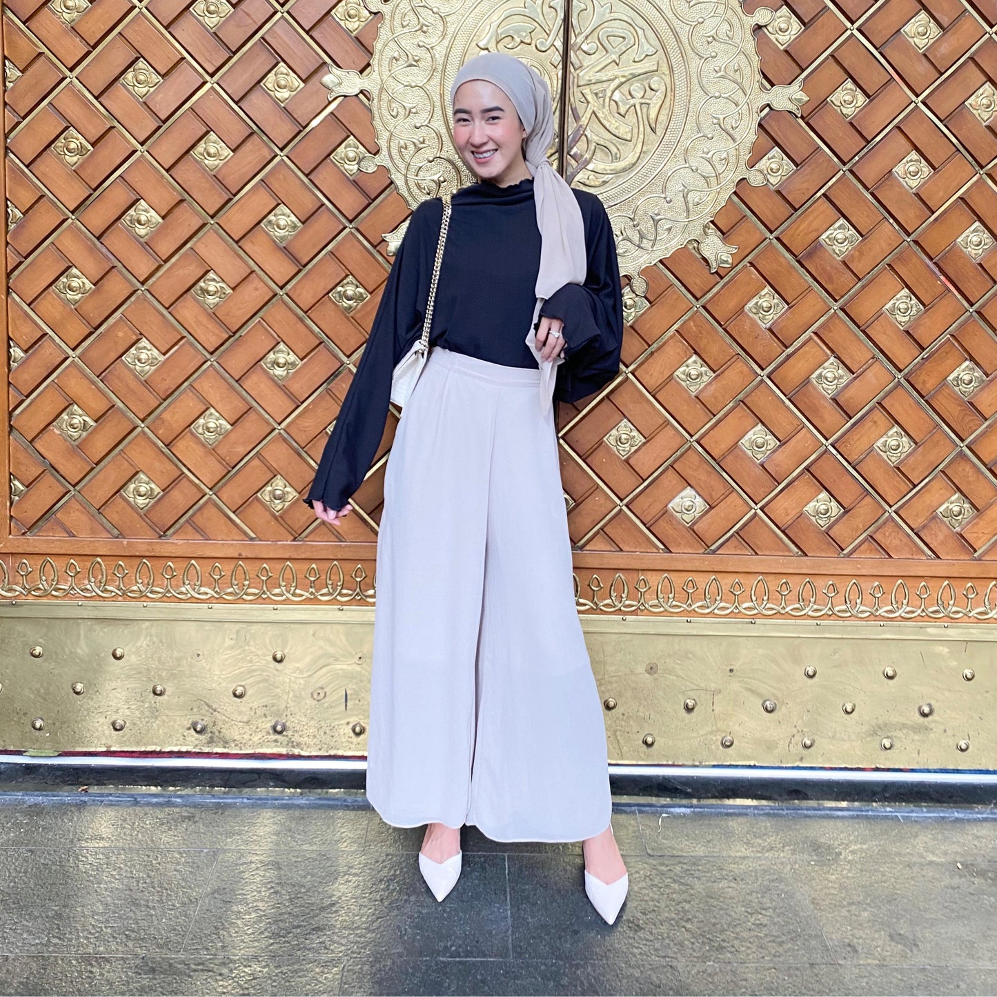 Syamaita Original Zara Knit Blouse Turtleneck Inner Blouse Lengan Pendek Panjang Adem Termurah Material Knit Rib Cotton Knitwear