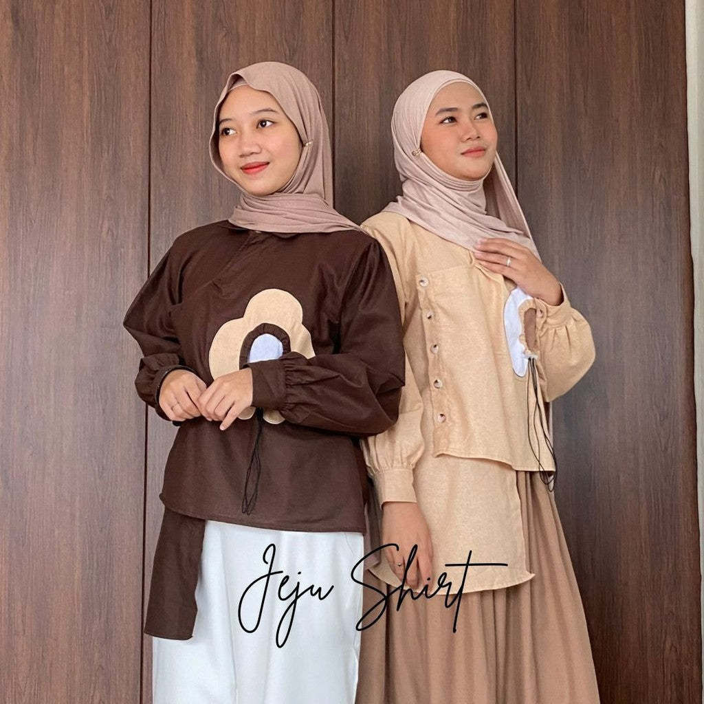 Jeju Shirt Linen Premium Busui Friendly Bumil Friendly Wudhu Friendly