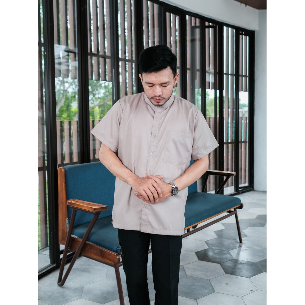 Koko Pria ✨ - Raya Collection Koko Pria Dewasa & Anak Katun Polos Modern Lebaran Raya