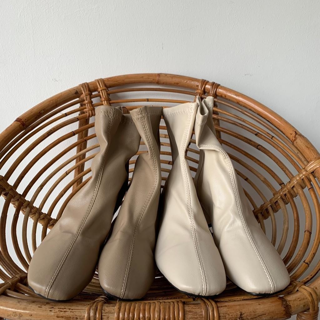 Syamaita Sepatu Boots Wanita Fashion Import Premium Quality Flat Korea Ter Populer