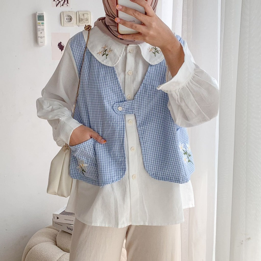 Laura Shirt Blouse Vest Embroidery Bordir