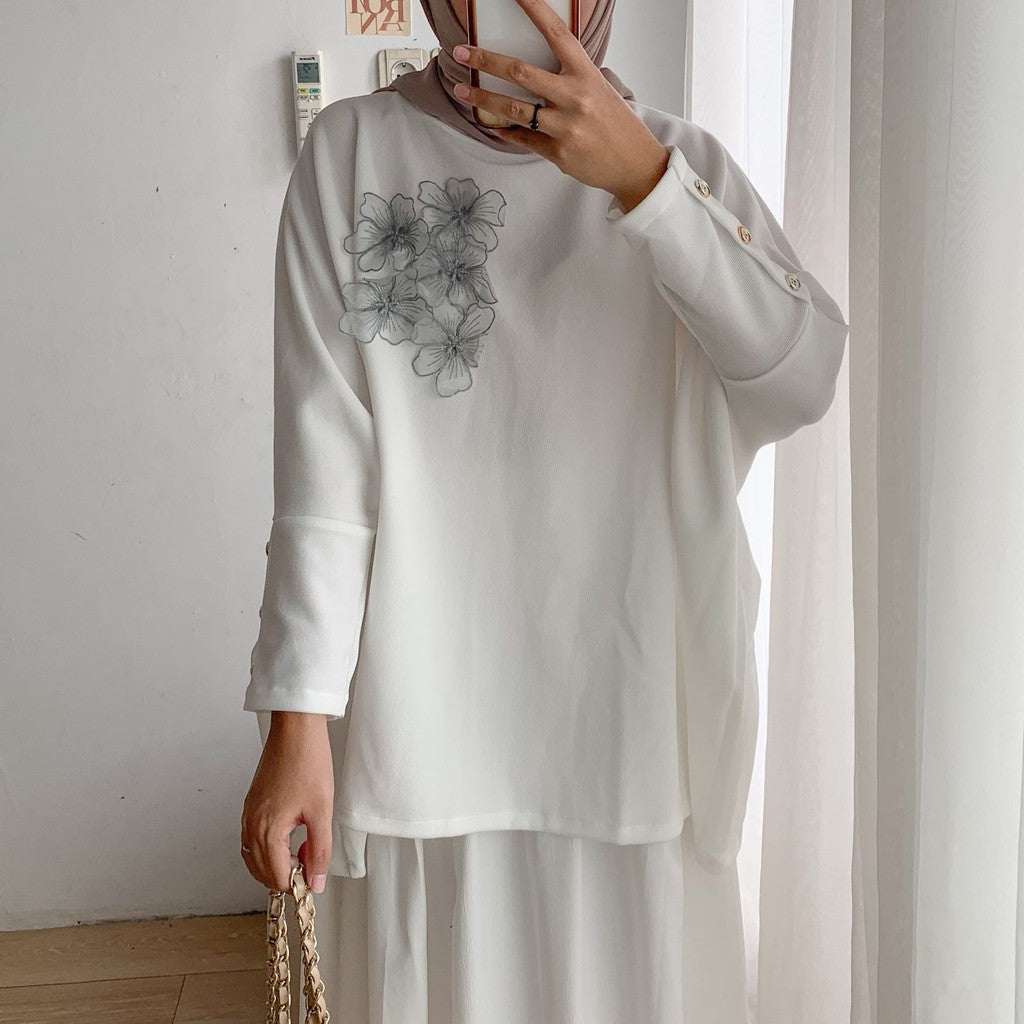 Syamaita Original Blossom Blouse Busui Friendly